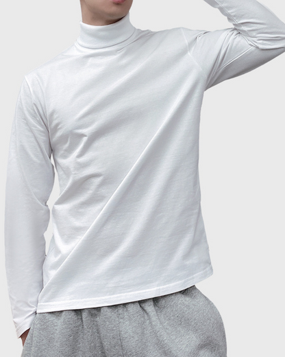 Vyriškas medvilninis plonas golfas