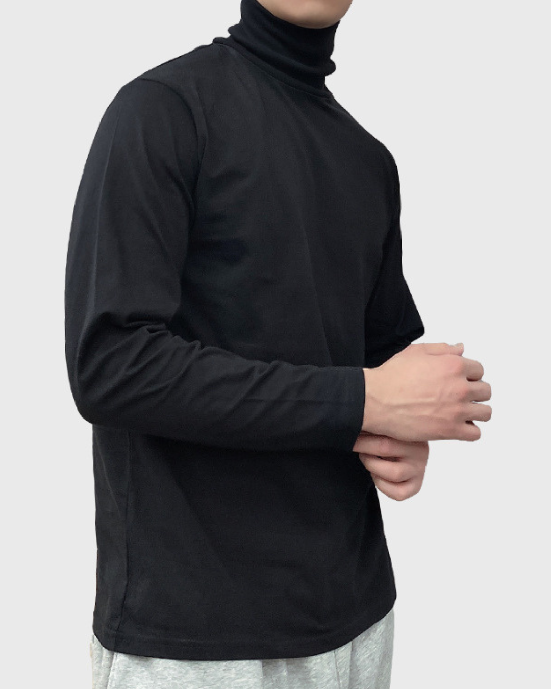 Vyriškas medvilninis plonas golfas