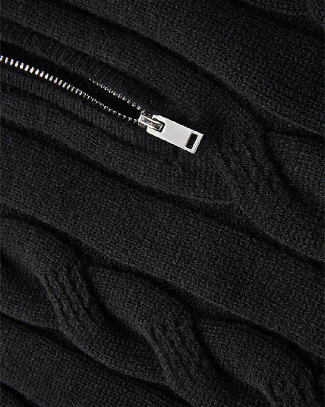 Vyriškas polo megztinis su užsegama apykakle