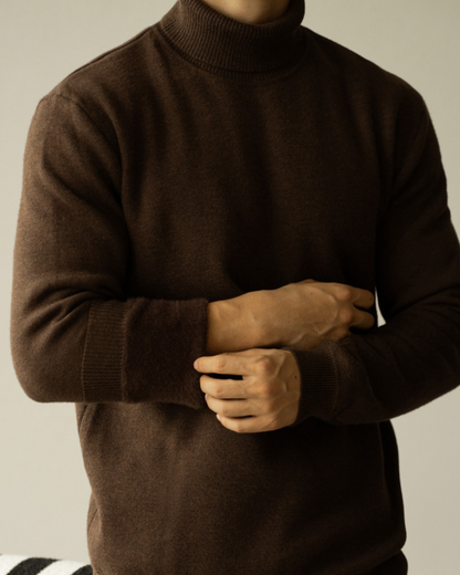 Vyriškas šiltas golfas su vilna