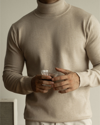 Vyriškas šiltas golfas su vilna