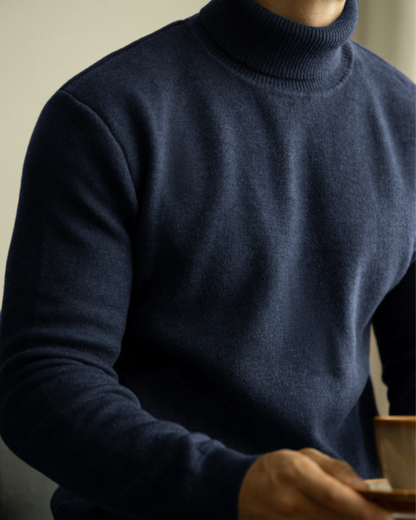 Vyriškas šiltas golfas su vilna