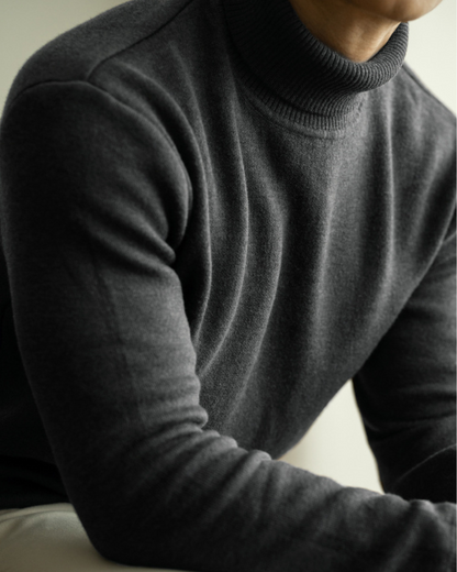 Vyriškas šiltas golfas su vilna