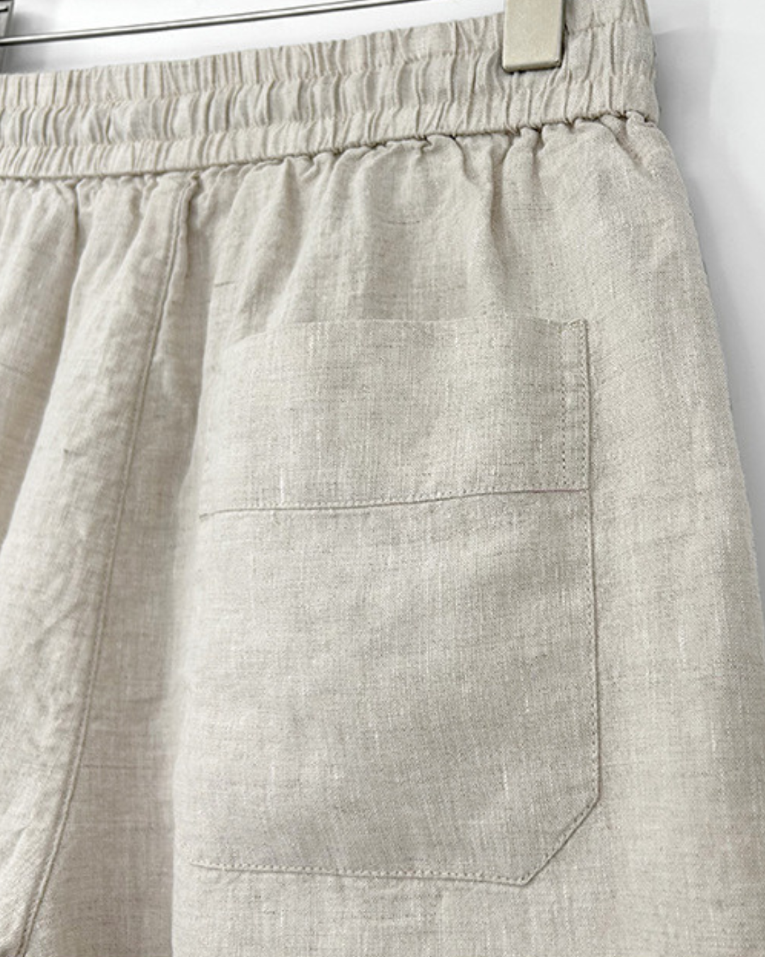 Vyriški lininiai šortai