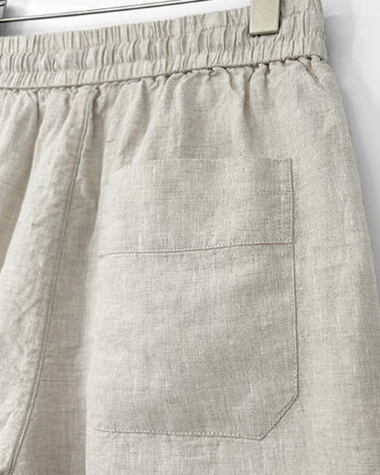 Vyriški lininiai šortai