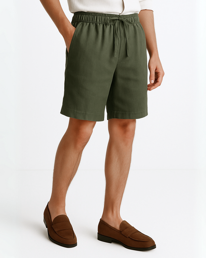 Vyriški lininiai šortai