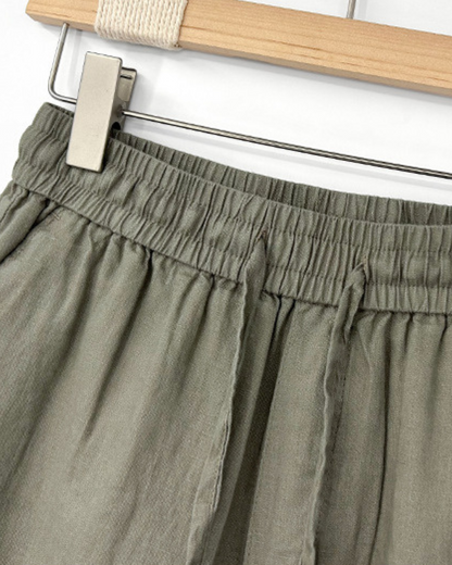 Vyriški lininiai šortai