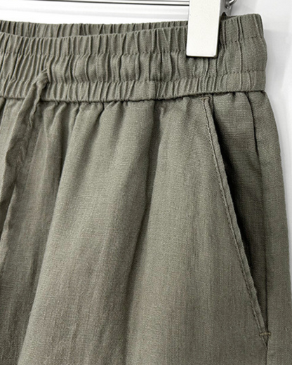 Vyriški lininiai šortai