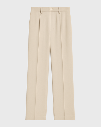 Vyriškos plačios tiesaus kirpimo laisvalaikio kelnės