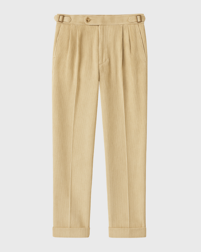 Vyriškos retro velvetinės kelnės