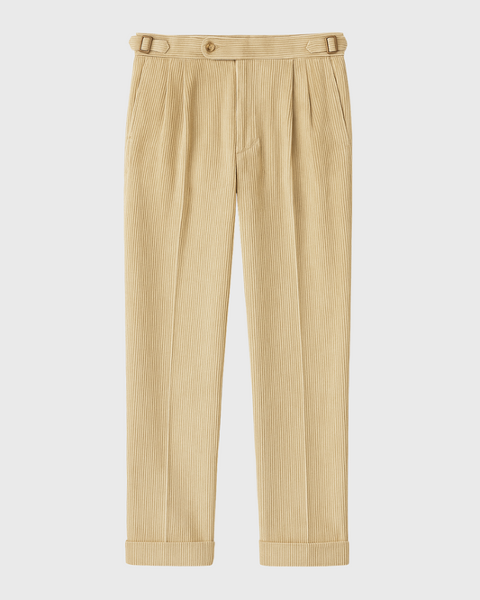 Vyriškos retro velvetinės kelnės